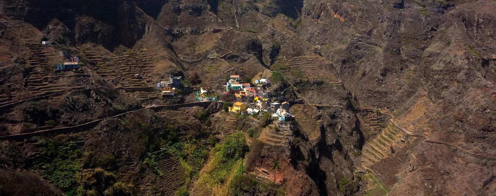 Village Perche Fontainhas Ile Santo Antao Cap Vert - Cap-Vert