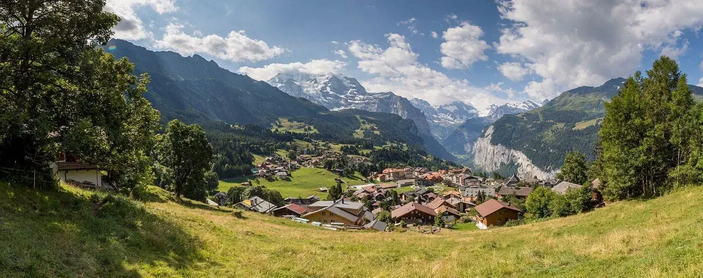 Village Wengen Alpes Suisses - Alpes
