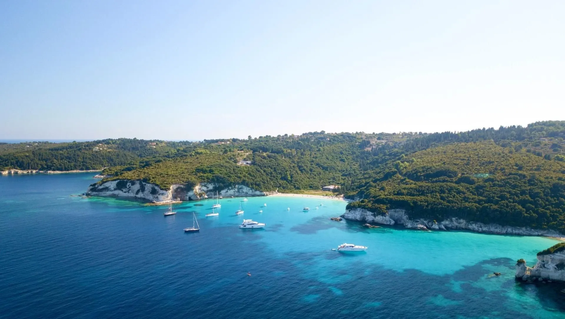 Plage de Voutoumi à Antipaxos - Îles Ioniennes - Grèce