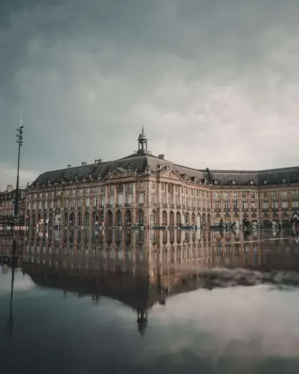 Miroir d'eau à Bordeaux - France
