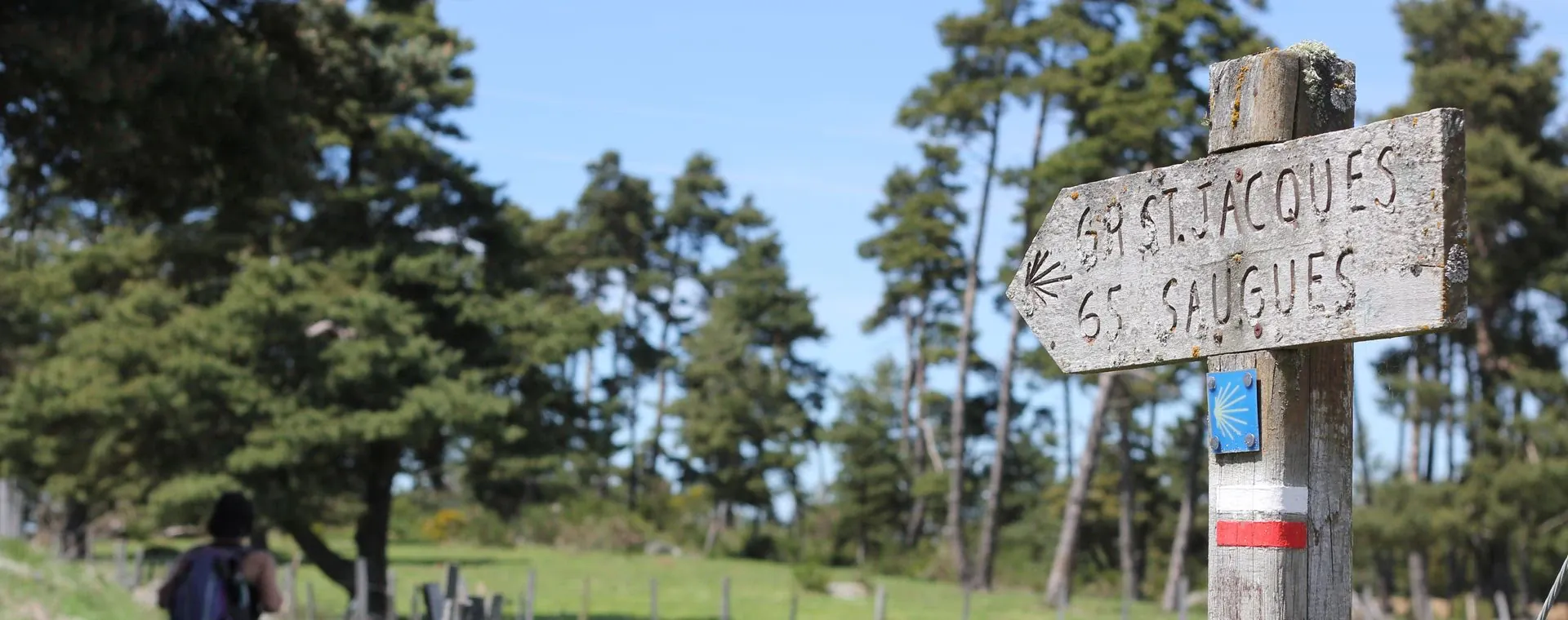 Balisage du chemin du Puy vers Compostelle - France