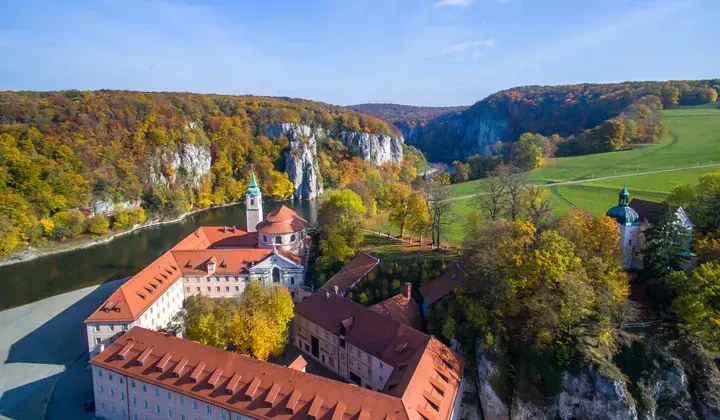 Abbaye de Weltenburg au bord du Danube - Bavière - Allemagne